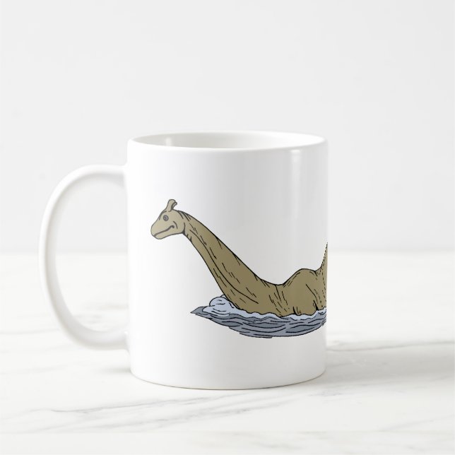 Nessie Loch Ness Monster Kaffemugg (Vänster)
