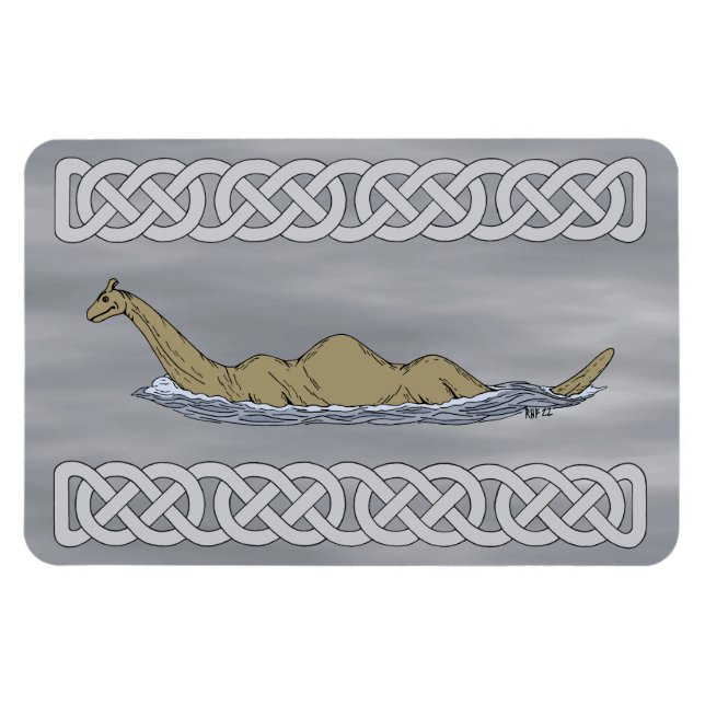 Nessie Loch Ness Monster Magnet (Horisontell)