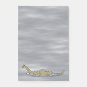 Nessie Loch Ness Monster Post-it Block