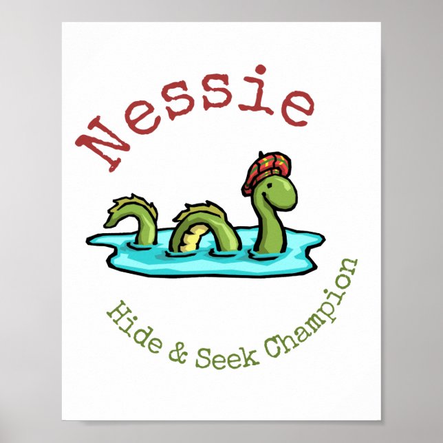 Nessie, Loch Ness Monster Poster (Framsidan)