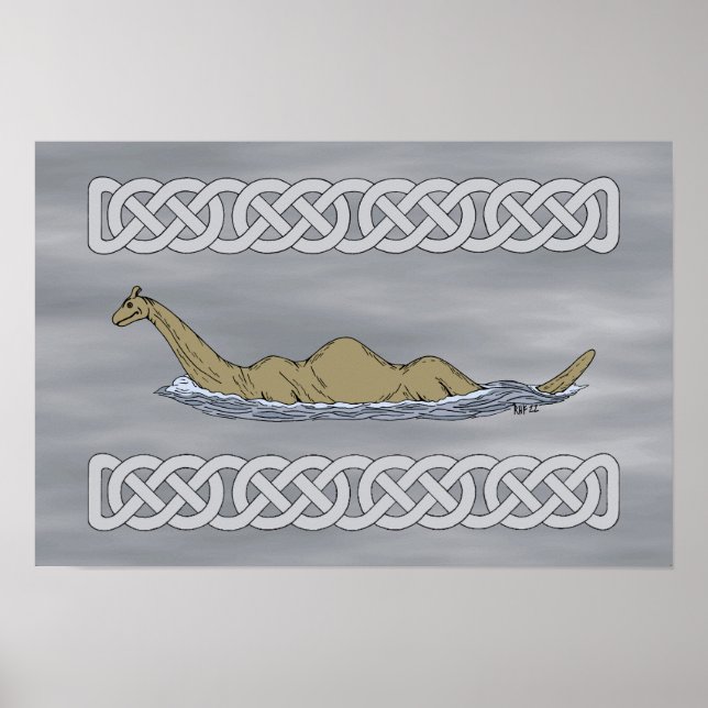 Nessie Loch Ness Monster Poster (Framsidan)