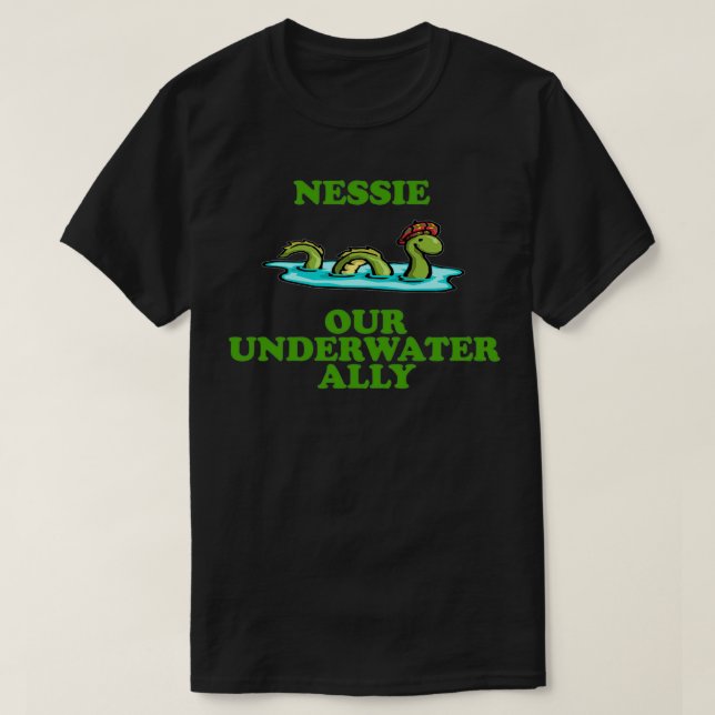 Nessie vår undervattensAlly Napoleon Dynamite T Shirt (Design framsida)