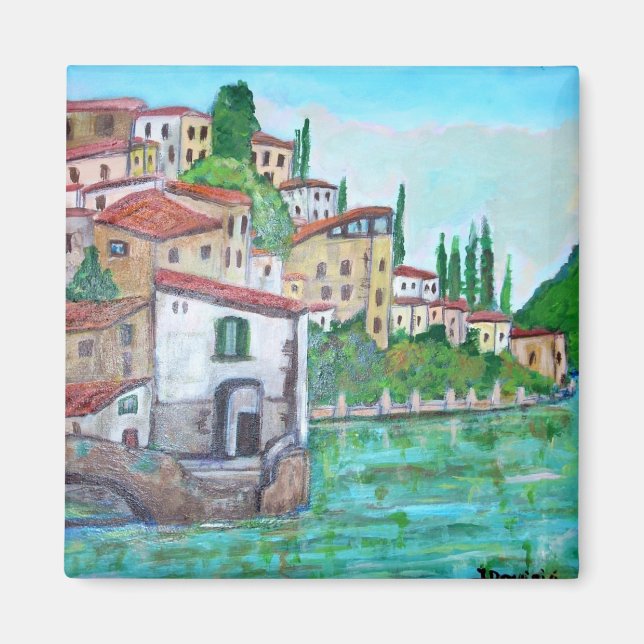 Nesso, Sjö i Como Magnet (Framsidan)