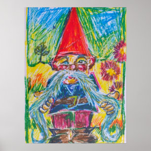 Nest Builder Gnome Poster