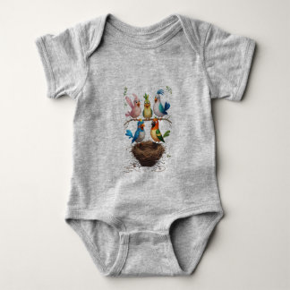 Nest Builders: En charmerande Tecknad av lagarbete T Shirt
