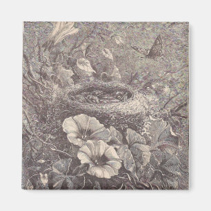 Nest, Flowers och Butterfly Magnet