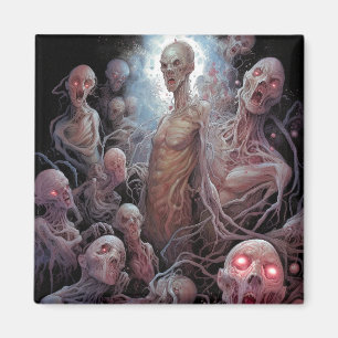 Nest of Odöda Zombies Horror Art Magnet