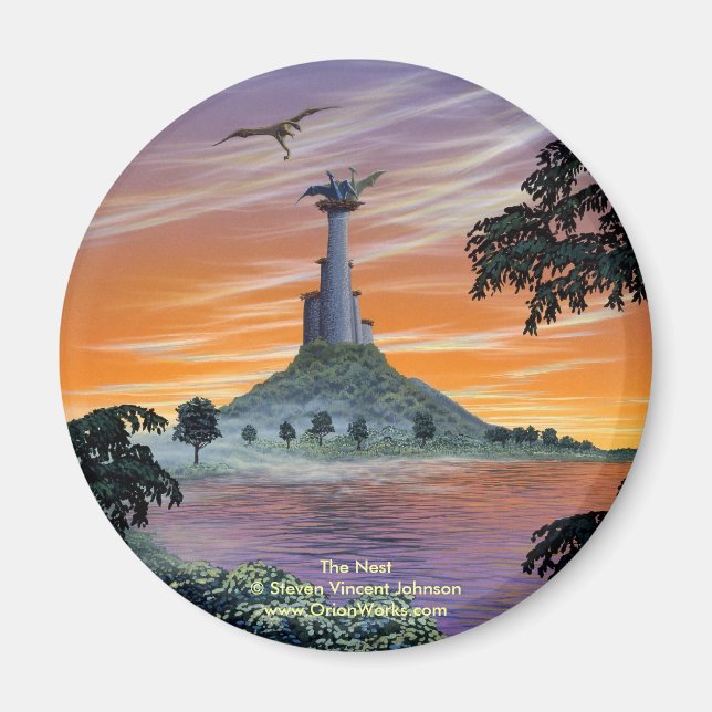 Nesten, Nest Steven Vincent Johnsonwww.O... Magnet (Framsidan)