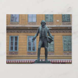 Nestroy Denkmal, Wien Österrike Vykort