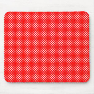 Net Mönster Red med White Musmatta