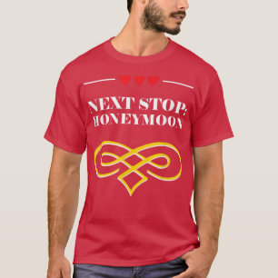 Net Stop Honeymoon Bröllopsfest Make och frun1 T Shirt