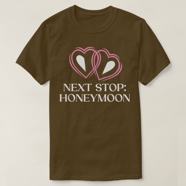Net Stop Honeymoon Wedding Party Husband And Wife  T Shirt (Design framsida)