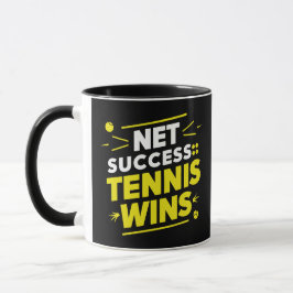 Net Success Tennis Wins, sport mugg