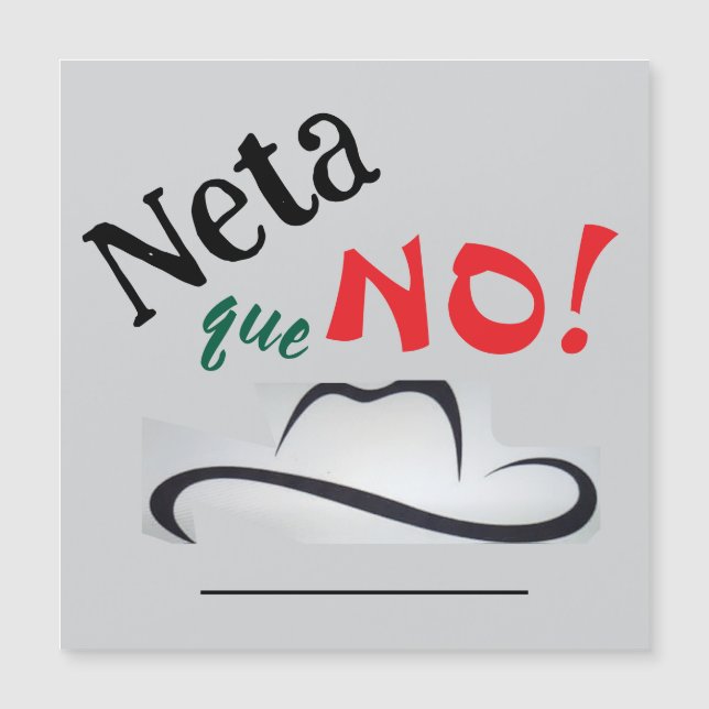 Neta que No! (Framsida)