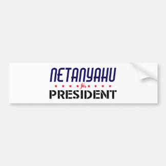 Netanyahu för president bildekal