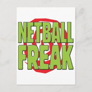 Netball Freak G Vykort