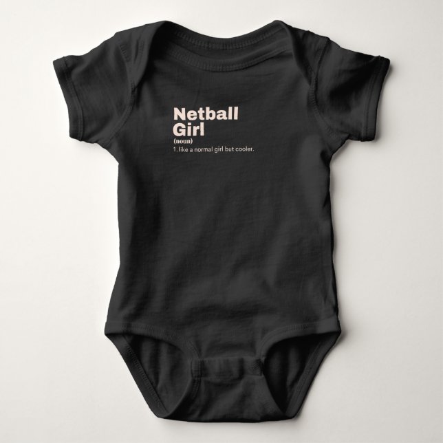 Netball Girl - Netball T Shirt (Framsida)