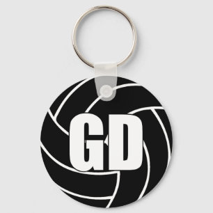 Netball Goal Defense GD-Nyckelring Nyckelring