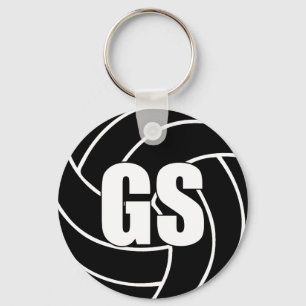 Netball Goal Shooter GS Key Ring Nyckelring