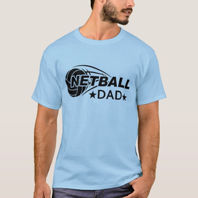 Netball Pappa Tee Shirt (Framsida)