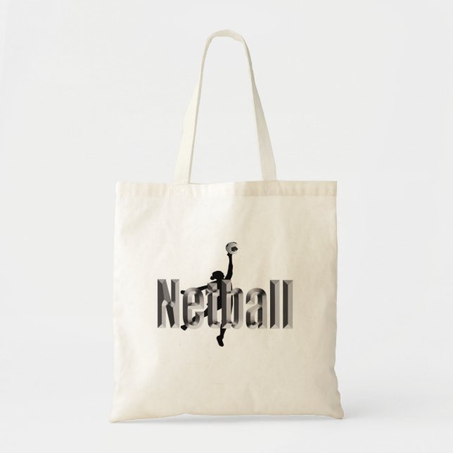 Netball Player och Dimensional Namn, Tygkasse (Framsidan)