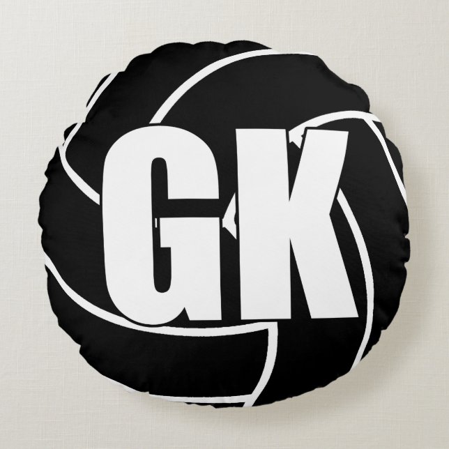 Netball Players - Goal Keeper - GK Rund Kudde (Framsidan)