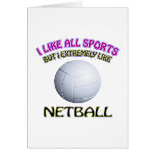 Netballdesigner Hälsningskort