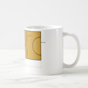 Netballdomstolmugg Kaffemugg