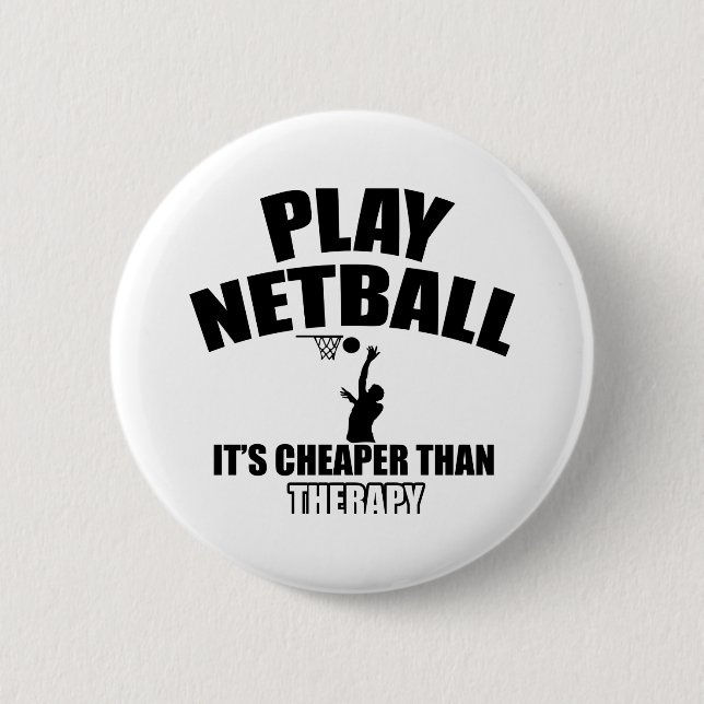 Netballspelaredesigner Knapp (Framsida)