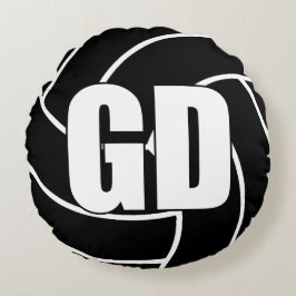 Netbollspelare - Målförsvar - GD Rund Kudde