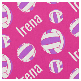 Netbonyvit lila namn sport rosa mönster tyg