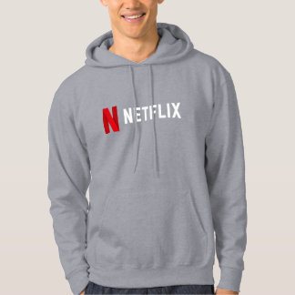 Netflix Logo T-Shirt – Bold Red 'N' Streaming Fan  Hoodie