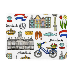 Netherland klottermönster magnet