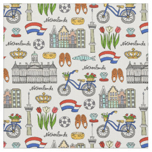 Netherland klottermönster tyg