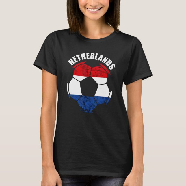 Netherlands Dutch Pride Netherlands Soccer Player  T Shirt (Framsida)