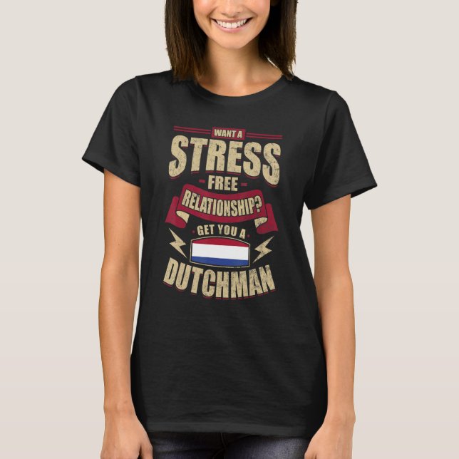 Netherlands Flag Proud Dutch People Men & Women 2 T Shirt (Framsida)