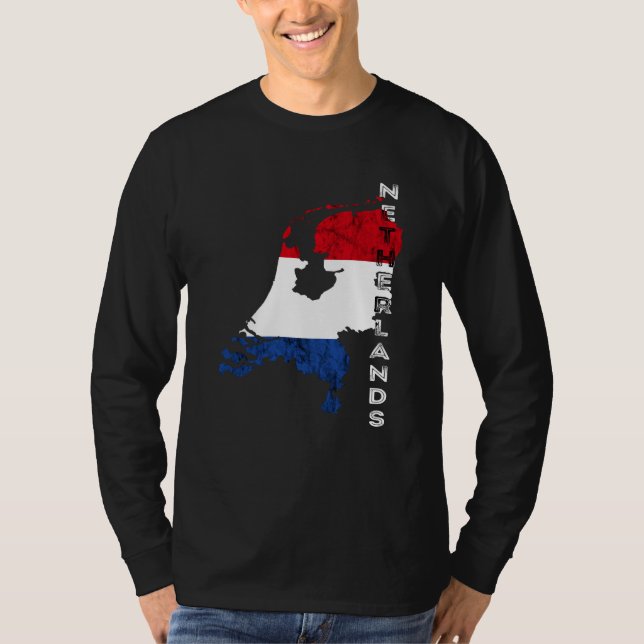 Netherlands Holland Dutch Pride Netherlands Flag D T Shirt (Framsida)