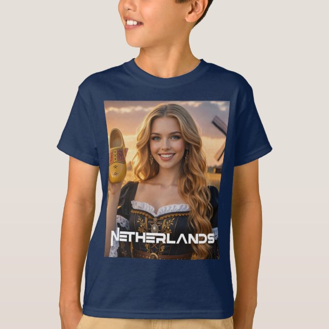 NETHERLANDS - HOLLÄNDSKA T SHIRT (Framsida)