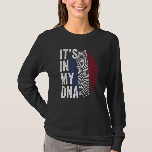 Netherlands It's In My DNA Dutch Fingerprint Holla T Shirt (Framsida)