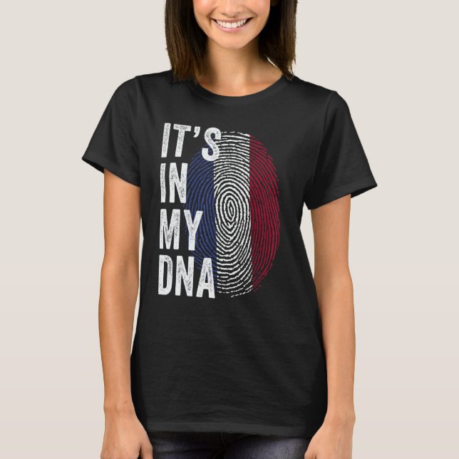Netherlands It's In My DNA Dutch Fingerprint Holla T Shirt (Framsida)