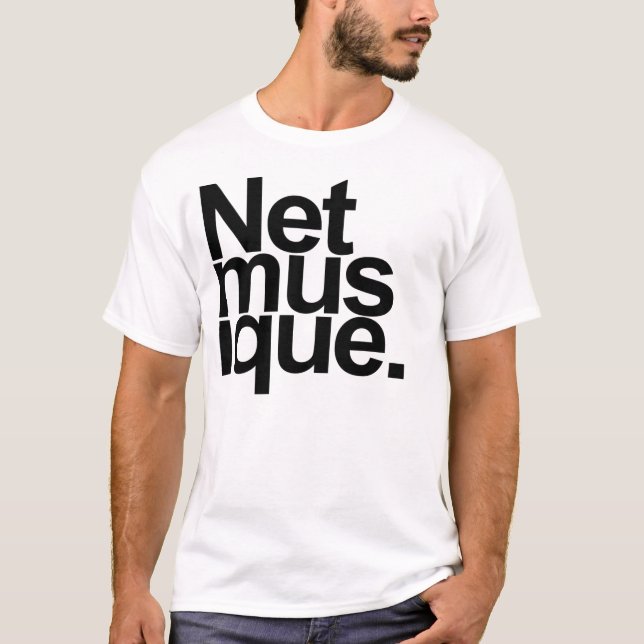 netmusique t shirt (Framsida)