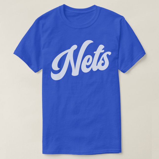 Nets Retro Brooklyn Nets Basketball T Shirt (Design framsida)