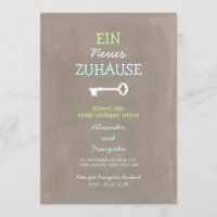 Nette Einweihungsparty Einladung