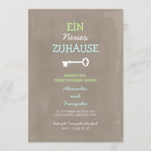 Nette Einweihungsparty Einladung Inbjudningar