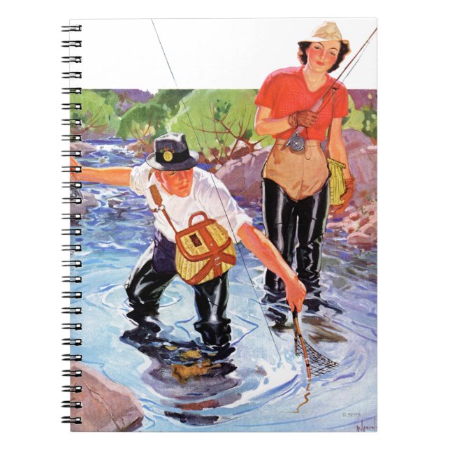 Netting A Fish by R.J. Cavaliere Anteckningsbok (Framsidan)