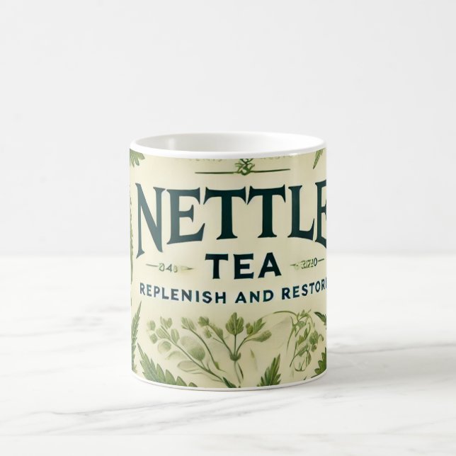 Nettle Tea AI art Kaffemugg (Center)