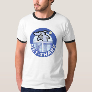netto-haj-blått tee
