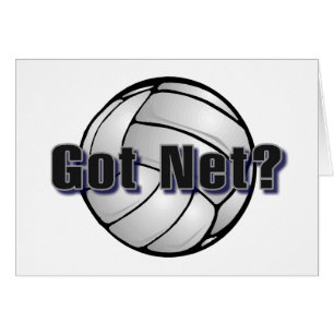 Netto har (volleyboll) hälsningskort