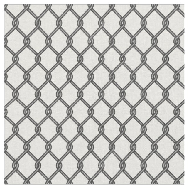 Netto Metall järn. Geometric linjer silver. Mekani Tyg (Närbild)