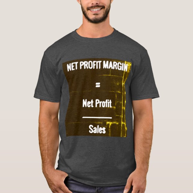 "Netto vinstmarginal ", T Shirt (Framsida)